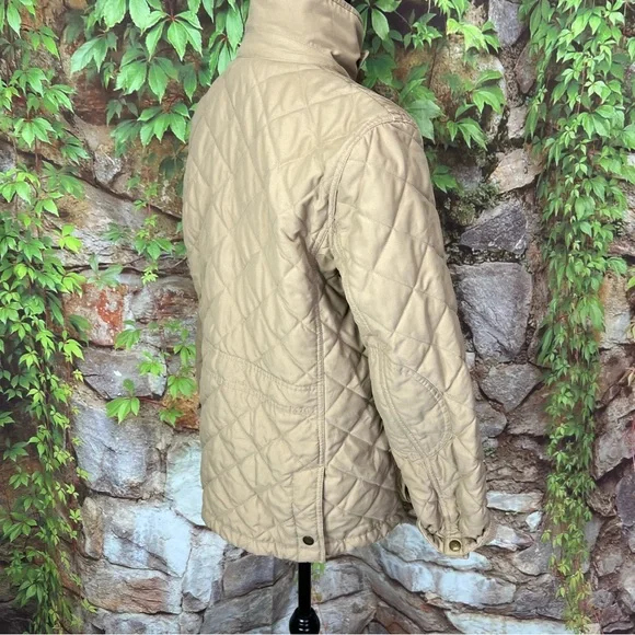 LAUREN RALPH LAUREN Tan Quilted Field Jacket, M - Picture 10 of 13